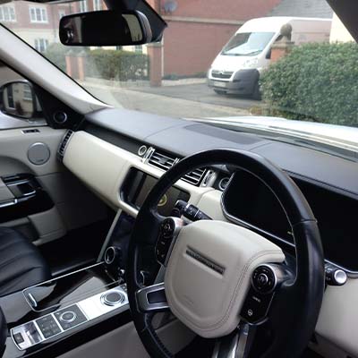 range rover completed dash after full valeting