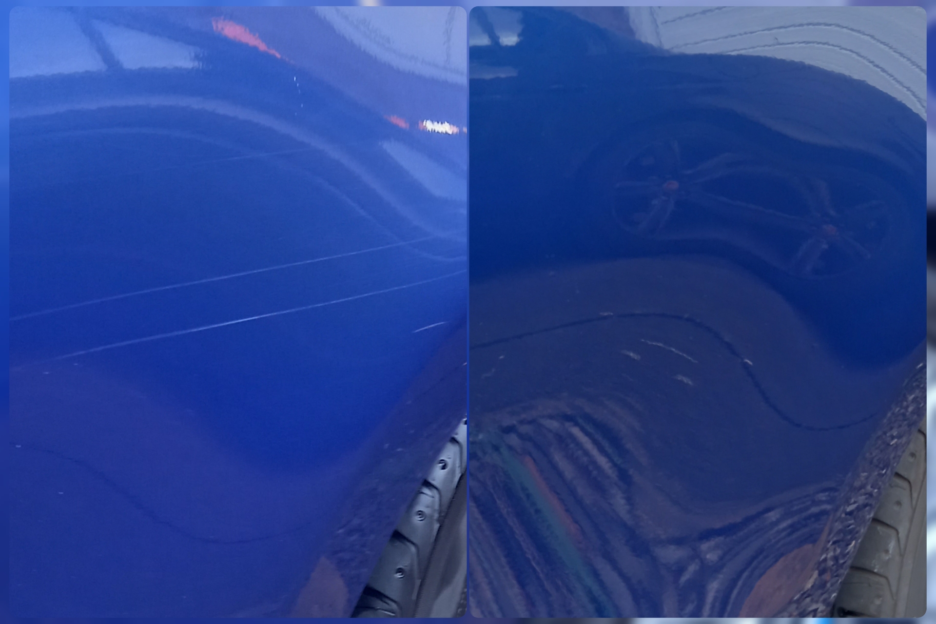 Car Detailing Stage 2 Paint Correction Swindon - scratch removal